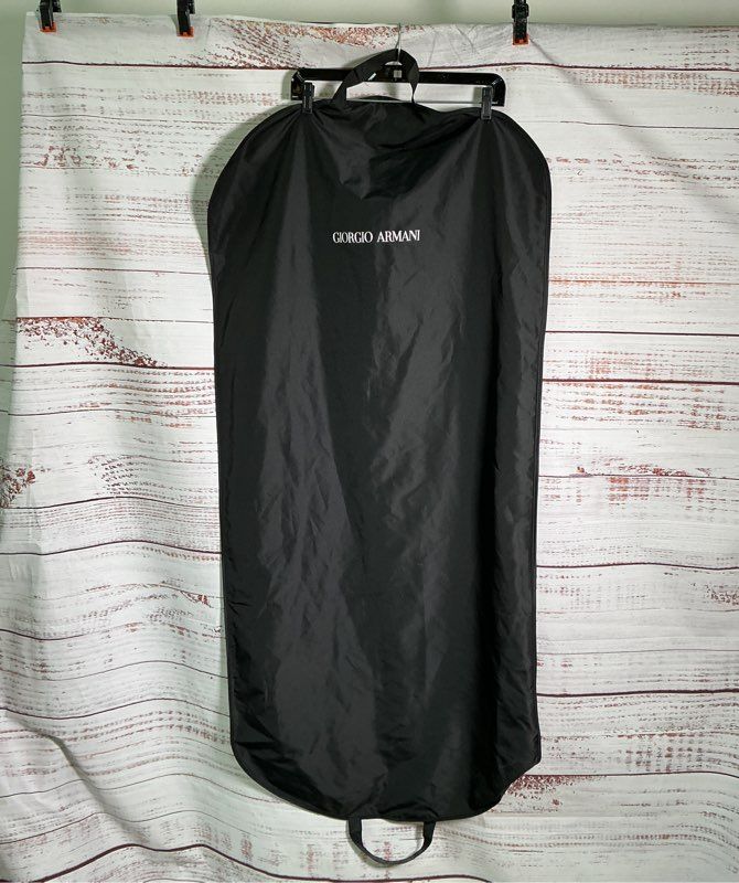 Giorgio Armani Black Nylon Double Handled Garment Bag