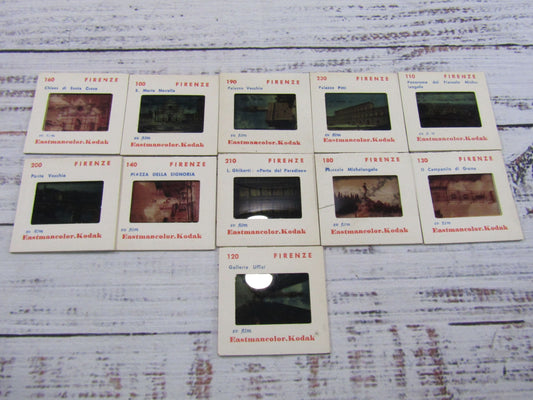 Lot of 32 Slides Diapositive Veronese Eastmancolor.Kodak Woodmansterne Koln