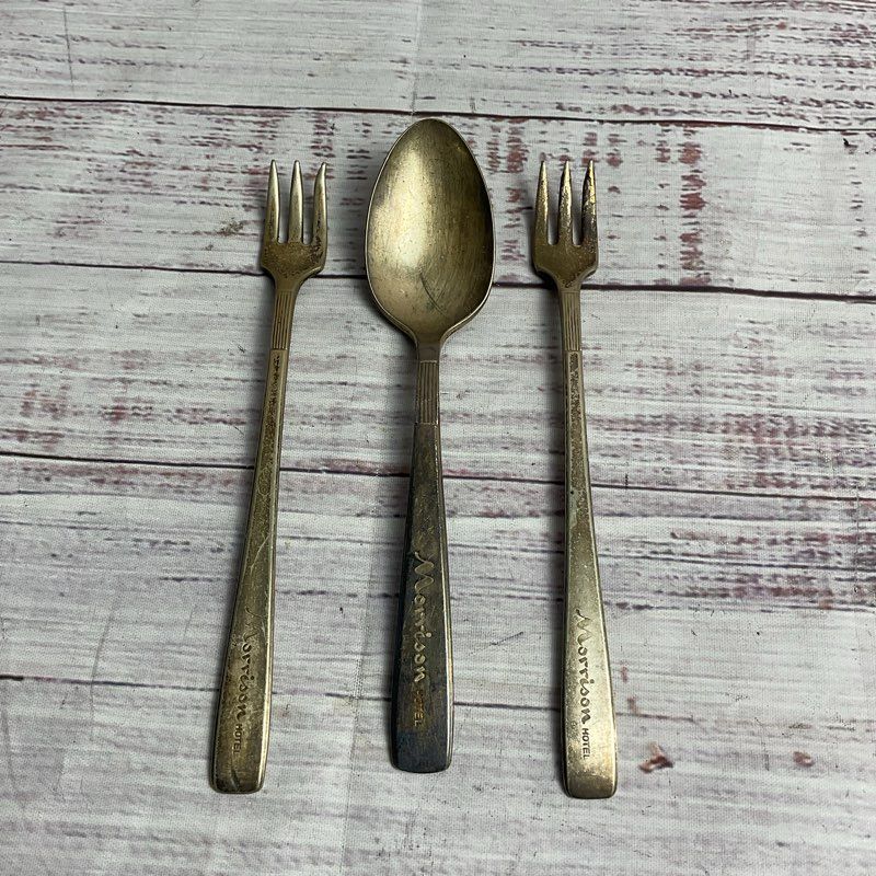Oneida Morrison Hotel 3 Pc. Silver Plated Flatware Lot
