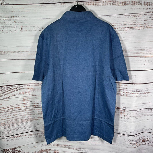 NWT Joseph A Bank Leadbetter Collection Blue Golf Polo Shirt - Size XL