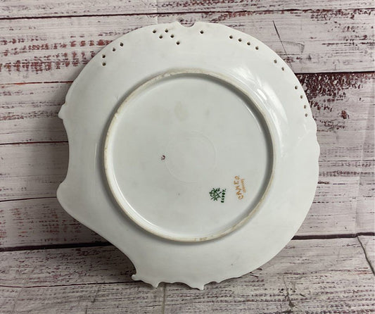 Rosenthal Vintage Cameo Porcelain Perseus Savoy Plate White