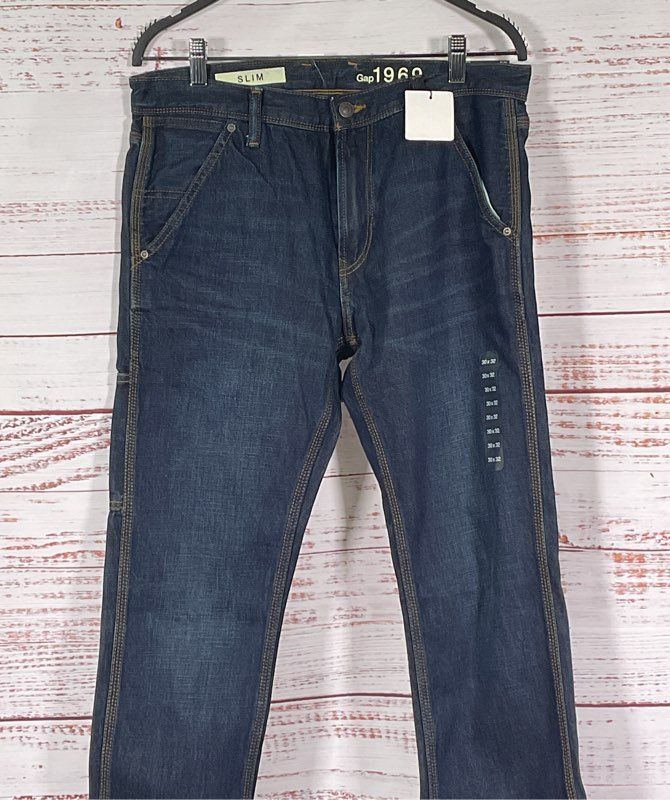 Gap Men's 1969 Slim Fit Jeans Blue 30 x 32