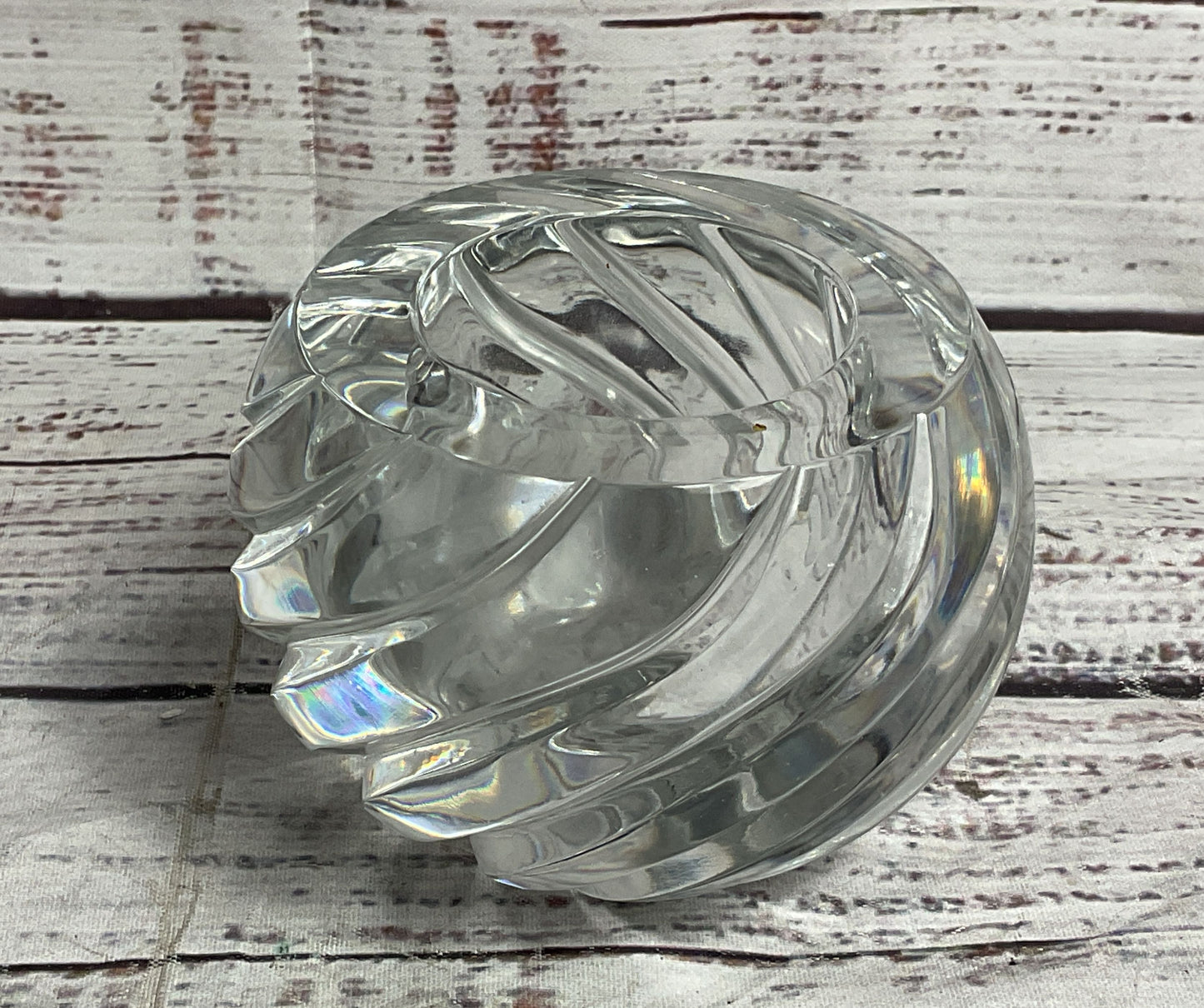 Gorham Vintage Crystal Votive Set of 2 Candle Holders Clear