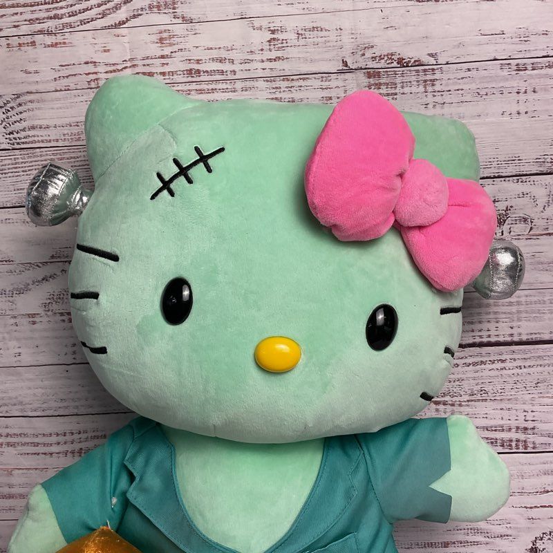 Hello Kitty Frankenstein 20 Inch Halloween Greeter Plush Toy