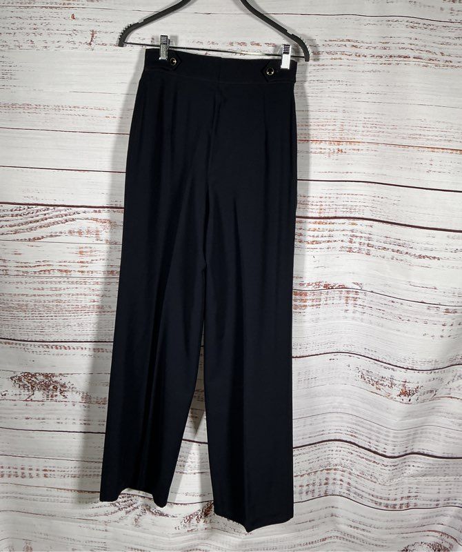Women's Vintage Laurel Navy Wool Pants Size 34/XS