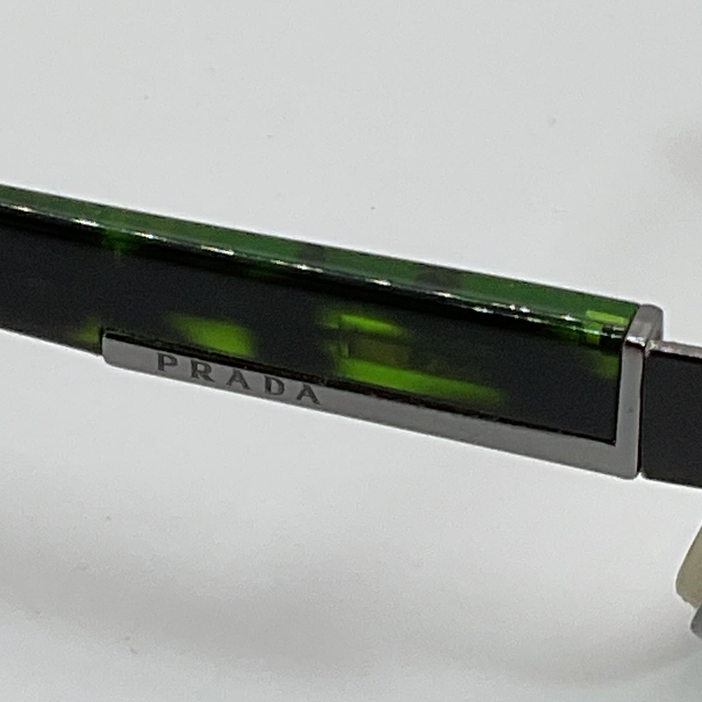 PRADA VPR61P Green Tortoise Eyeglasses 53[ ]16 140 (FRAMES ONLY)