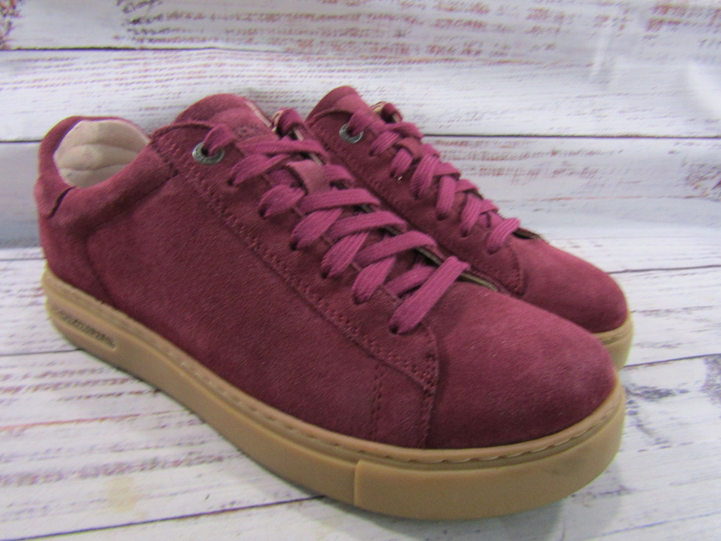 Birkenstock Bend Low Women's Zinfandel Suede Sneakers Size 7
