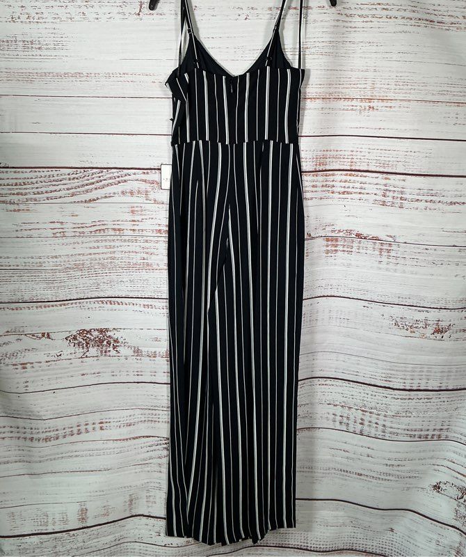 NWT Laundry by Shelli Segal Navy & White Jumpsuit Size 0