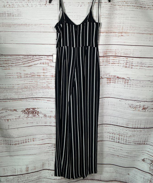NWT Laundry by Shelli Segal Navy & White Jumpsuit Size 0