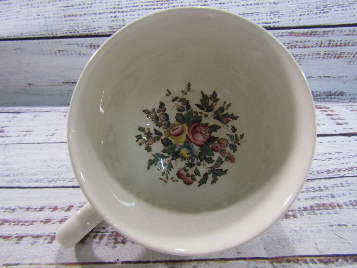 Wedgwood Conway 3 Teacups & 1 Creamer Made in England