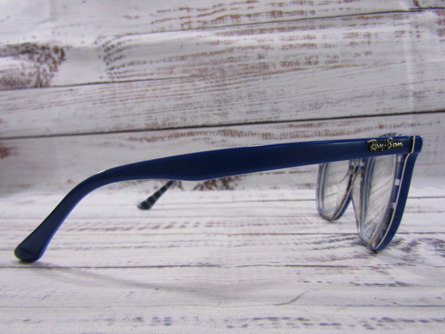 Ray-Ban RB7151 Blue Hexagonal Eyeglasses Frame