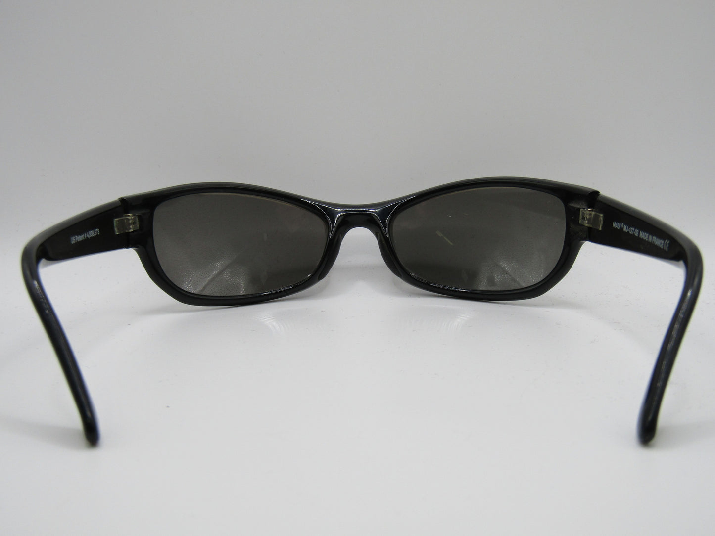 Maui Jim Catamaran Women's Black Sport Wrap Sunglasses Frame Made in France