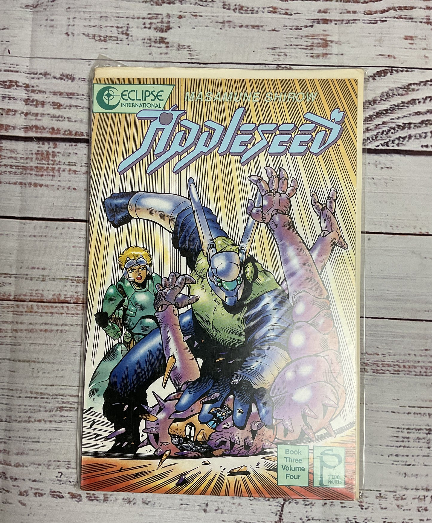 LOT 1990 Appleseed: Masamune Shiorw Eclipse International Book Three Volumes#1-5