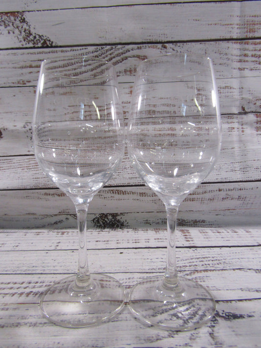 Swarovski Crystal Wine Glasses With Faith & Grace Hebrew Inscription 5468811