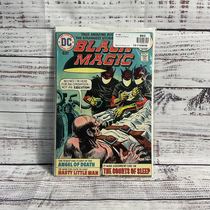 VTG. Black Magic No. 3 DC Horror Comic Book Ungraded 1974