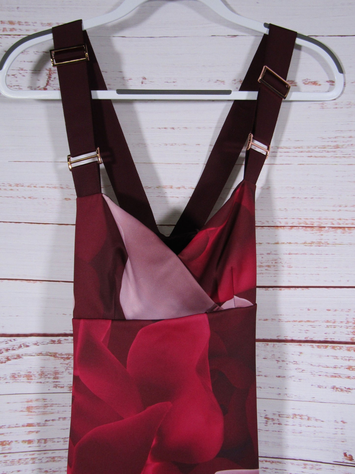 Ted Baker Mallie Women's Porcelain Rose Bodycon Dress Size 6