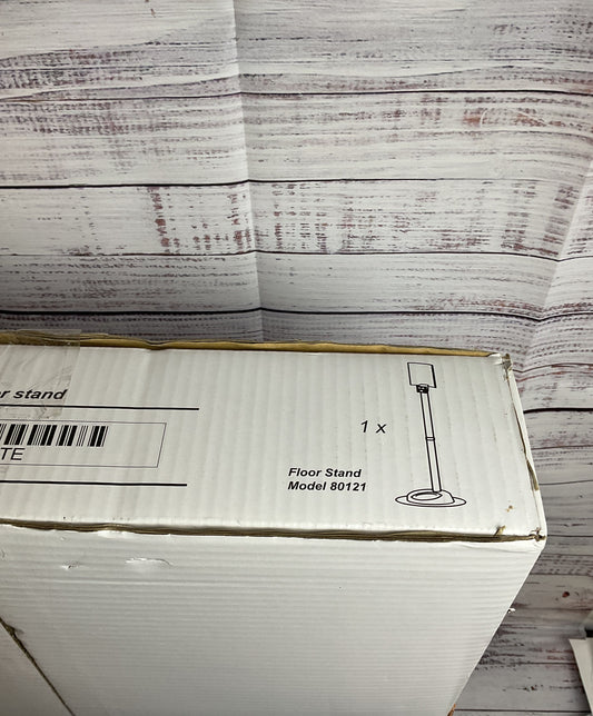 Germstar White Instant Hand Sanitizer Floor Stand Model 80121