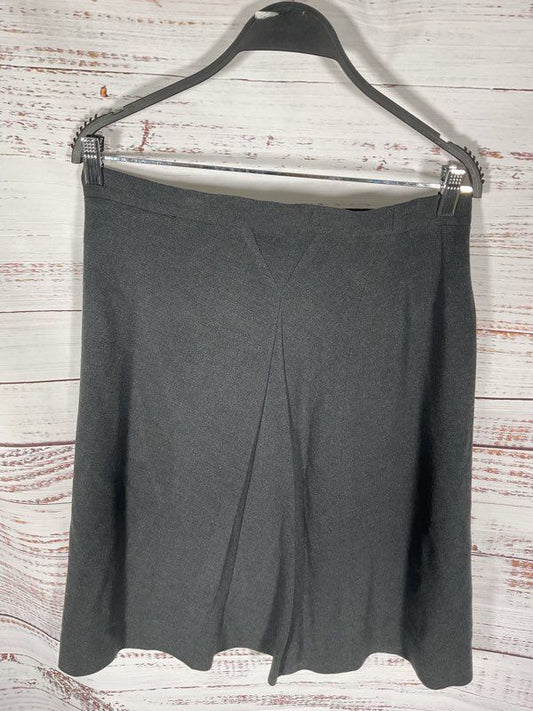 Jill Sander Women's Gray Wool Blend Skirt - Size 42 Made in Italy