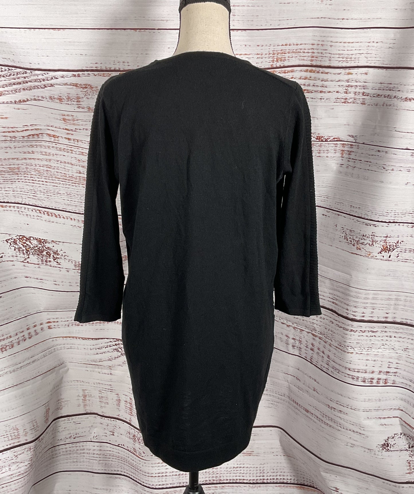 Kenneth Cole Quarter Zip Tunic Black S