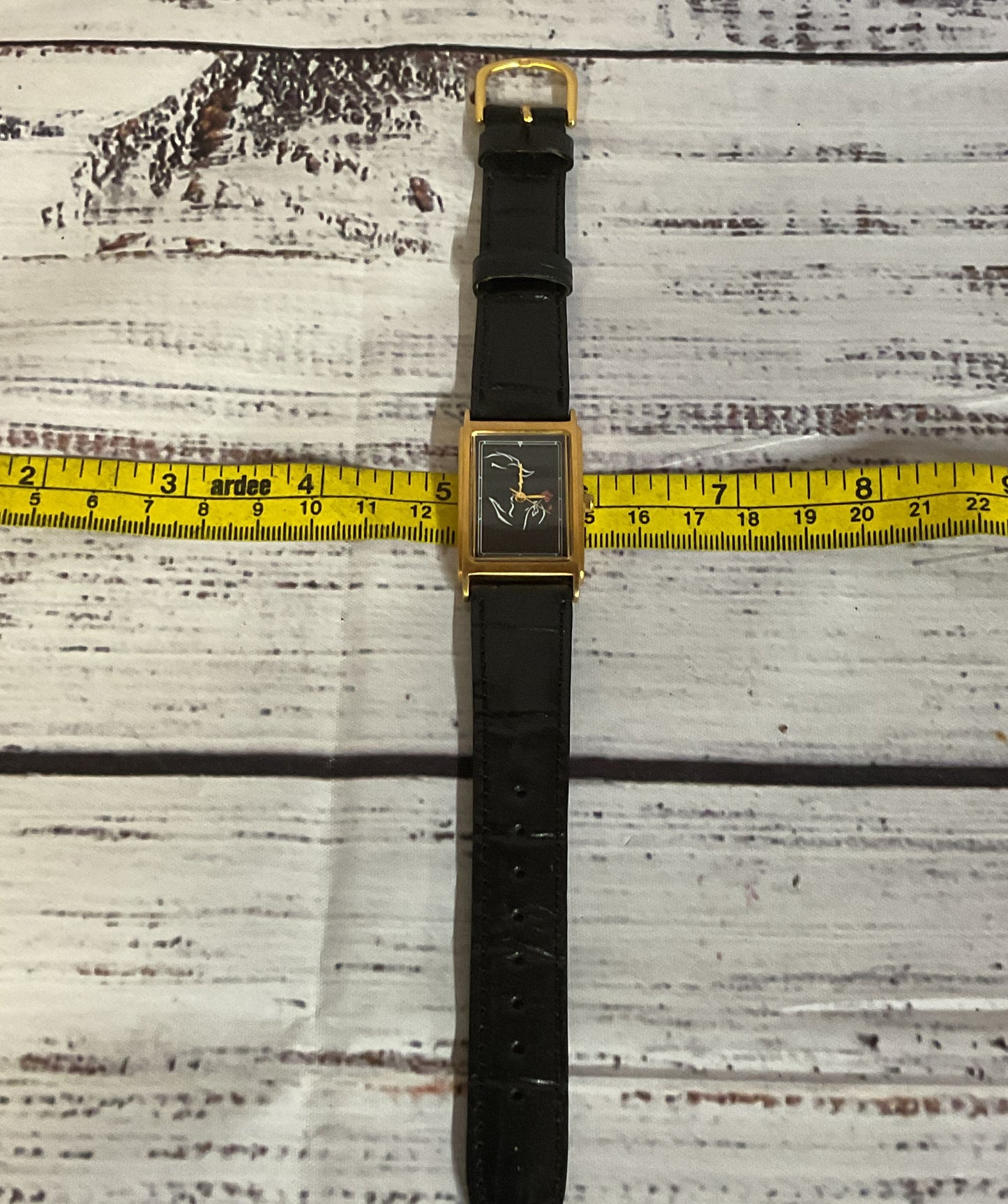 Disney Beauty And The Beast Stainless Steel Watch