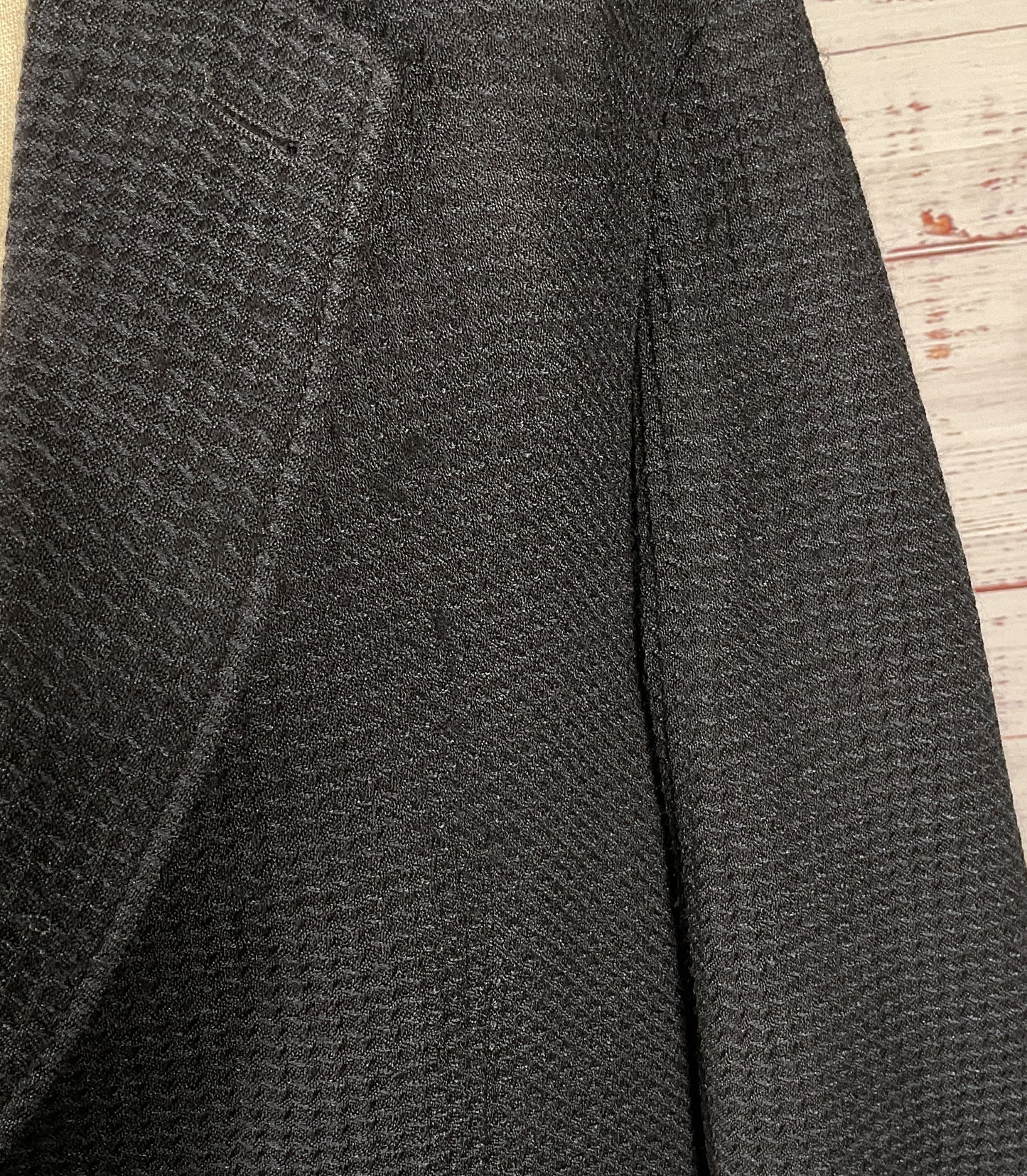 Armani Collezioni Waffle Knit Blazer Black 48 US 58 ITA