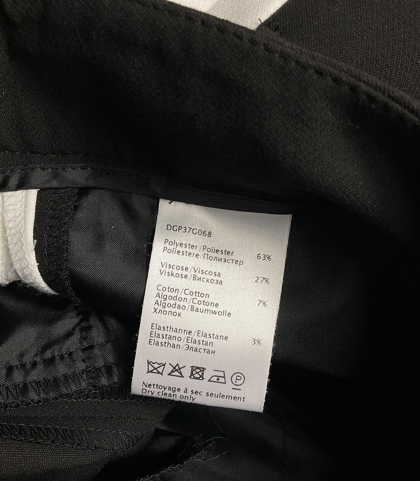 Gérard Darel Side Stripe Stretch Waist Pants Black 36