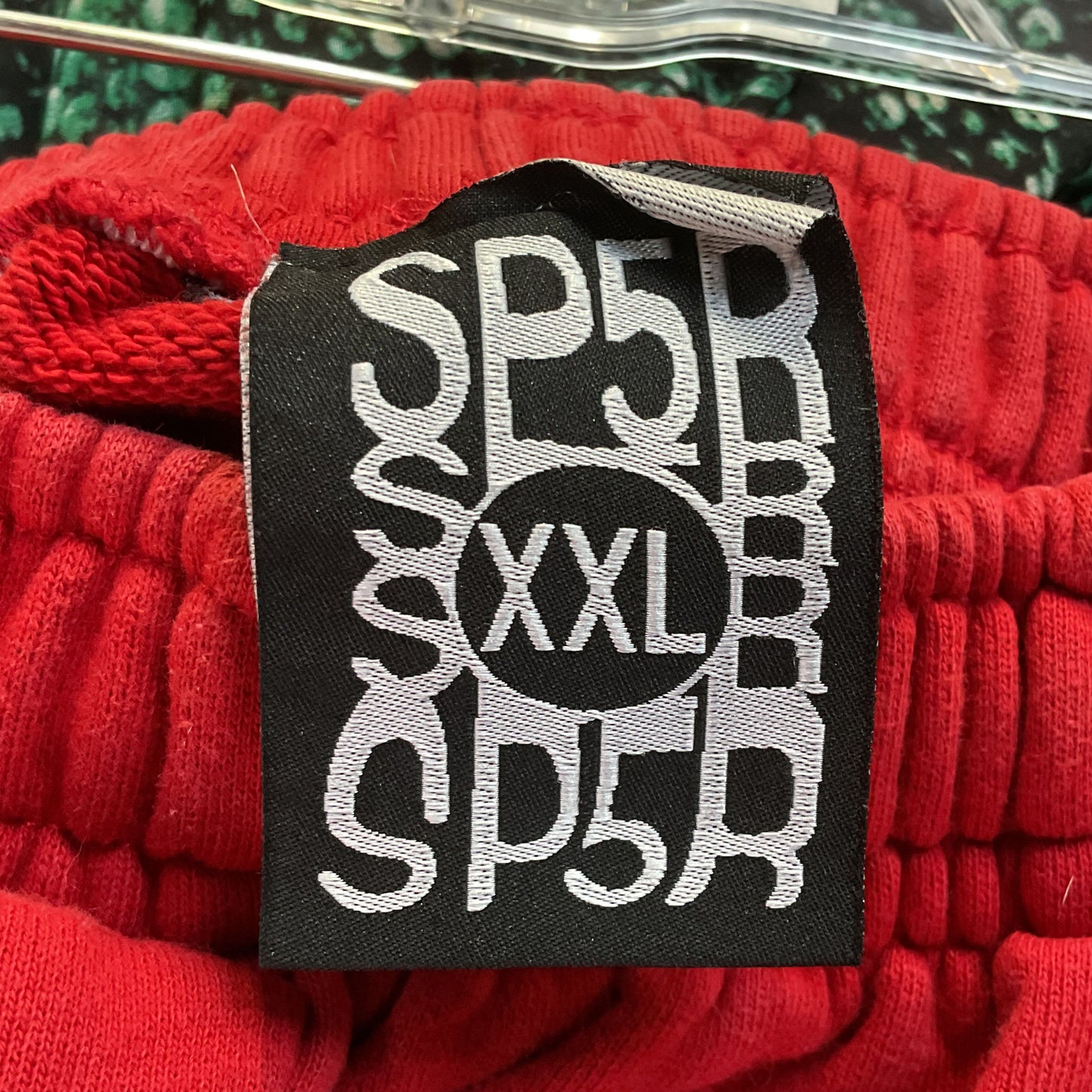 SP5DER Women's Red Sweat Pants- SZ XL