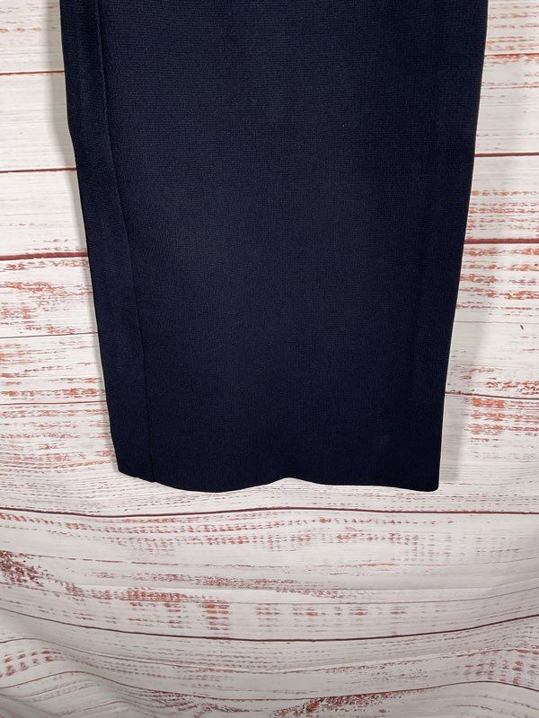 Scanlan Theodore Navy Blue Knit Skirt Size Small Women's