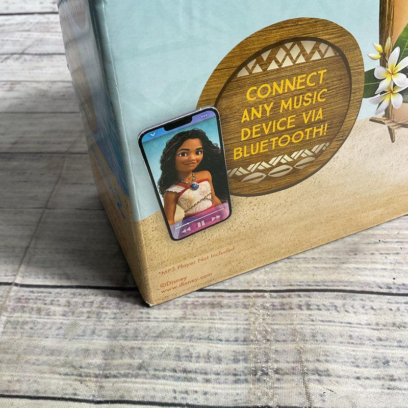 NIB Disney Moana 2 Sing Along We're Back Boombox Bluetooth Toy
