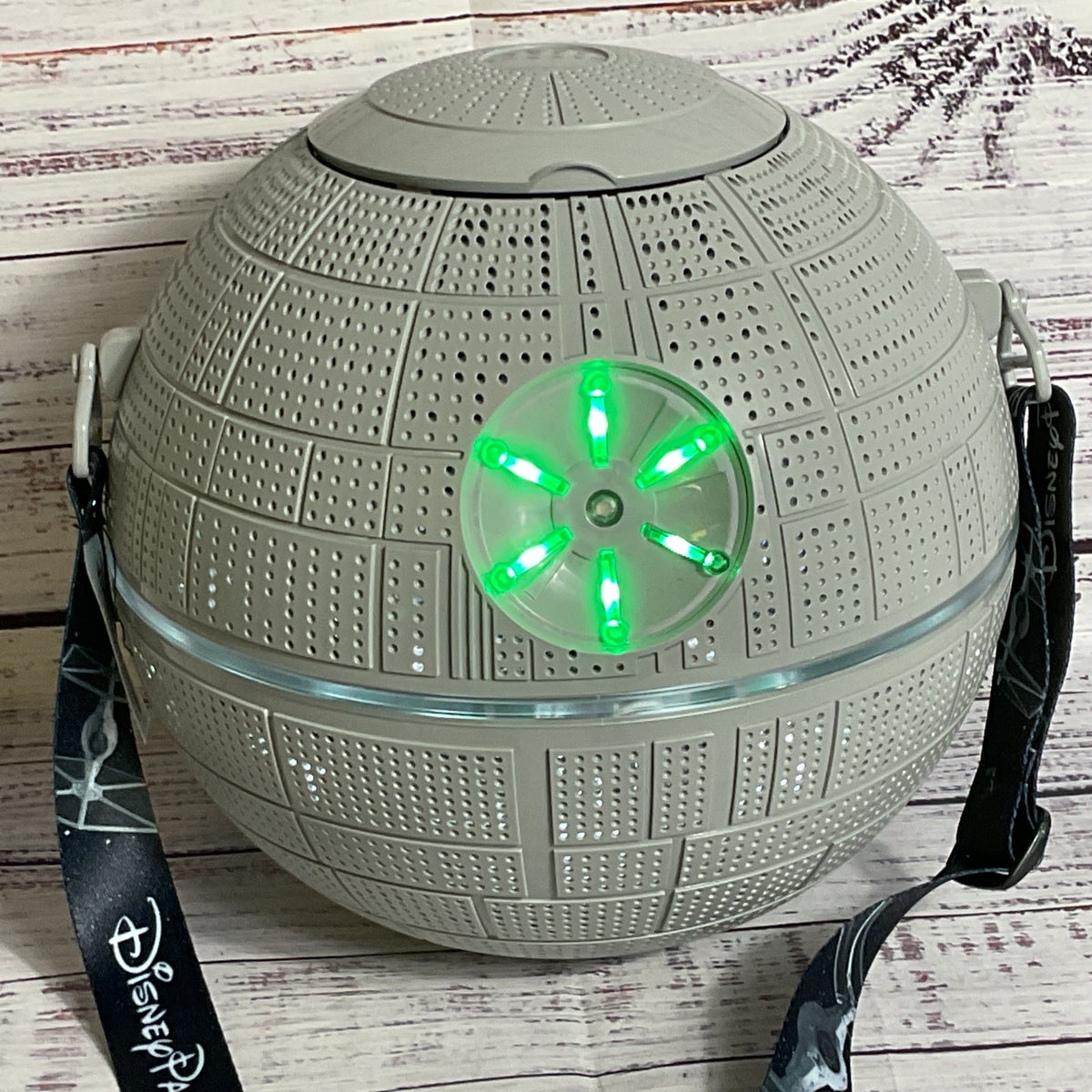 DISNEY PARKS Star Wars Death Star Light Up Sound Popcorn Bucket