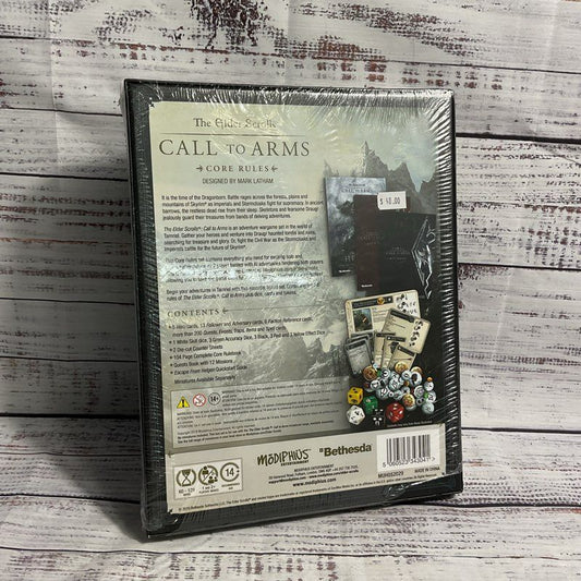 The Elder Scrolls: Call To Arms Tabletop Board Game Core Rules Box, Sealed