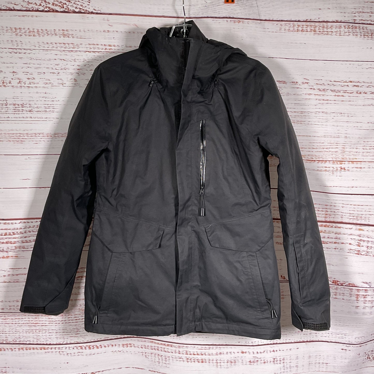 THE NORTH FACE Women's Black Removable Quilt Liner Hooded Jacket-SZ S/P