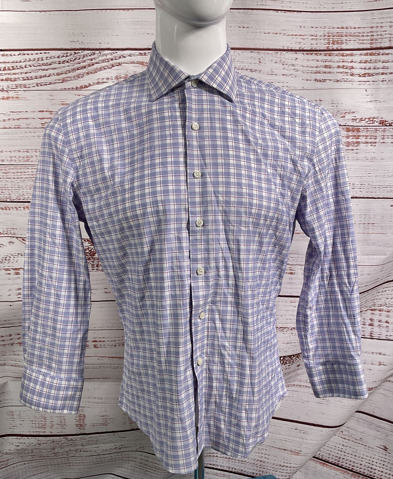 Liberty Shirt Co Plaid Checkered Shirt Blue Multicolor