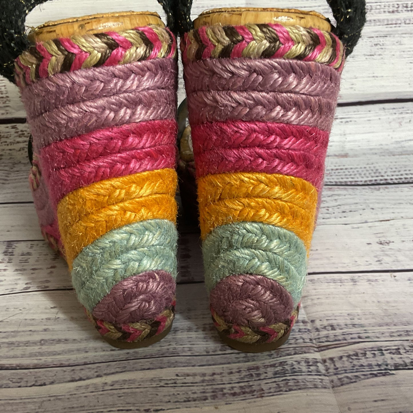 SOPHIA WEBSTER Women's Lucita Multicolor Wedge Espadrille Sandals