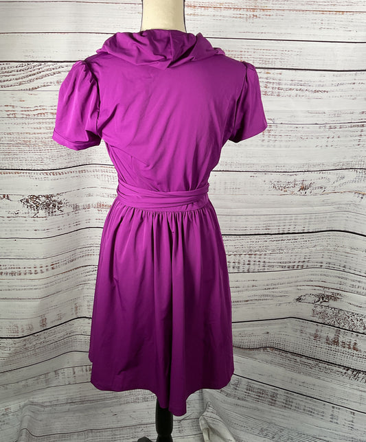 Women's Diane Von Furstenberg Magenta Wrap Dress Size 4