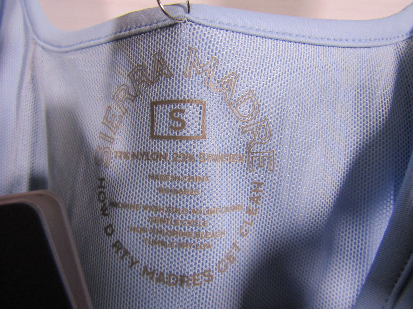 Sierra Madre Ready Layer Dress Women's Open Air Blue Dress Size S