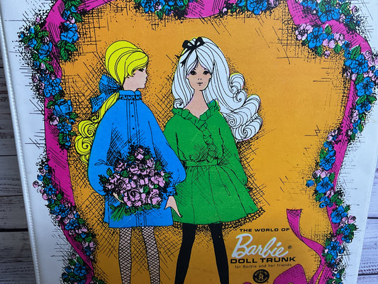 VTG. 1968 Mattel BARBIE Doll Trunk