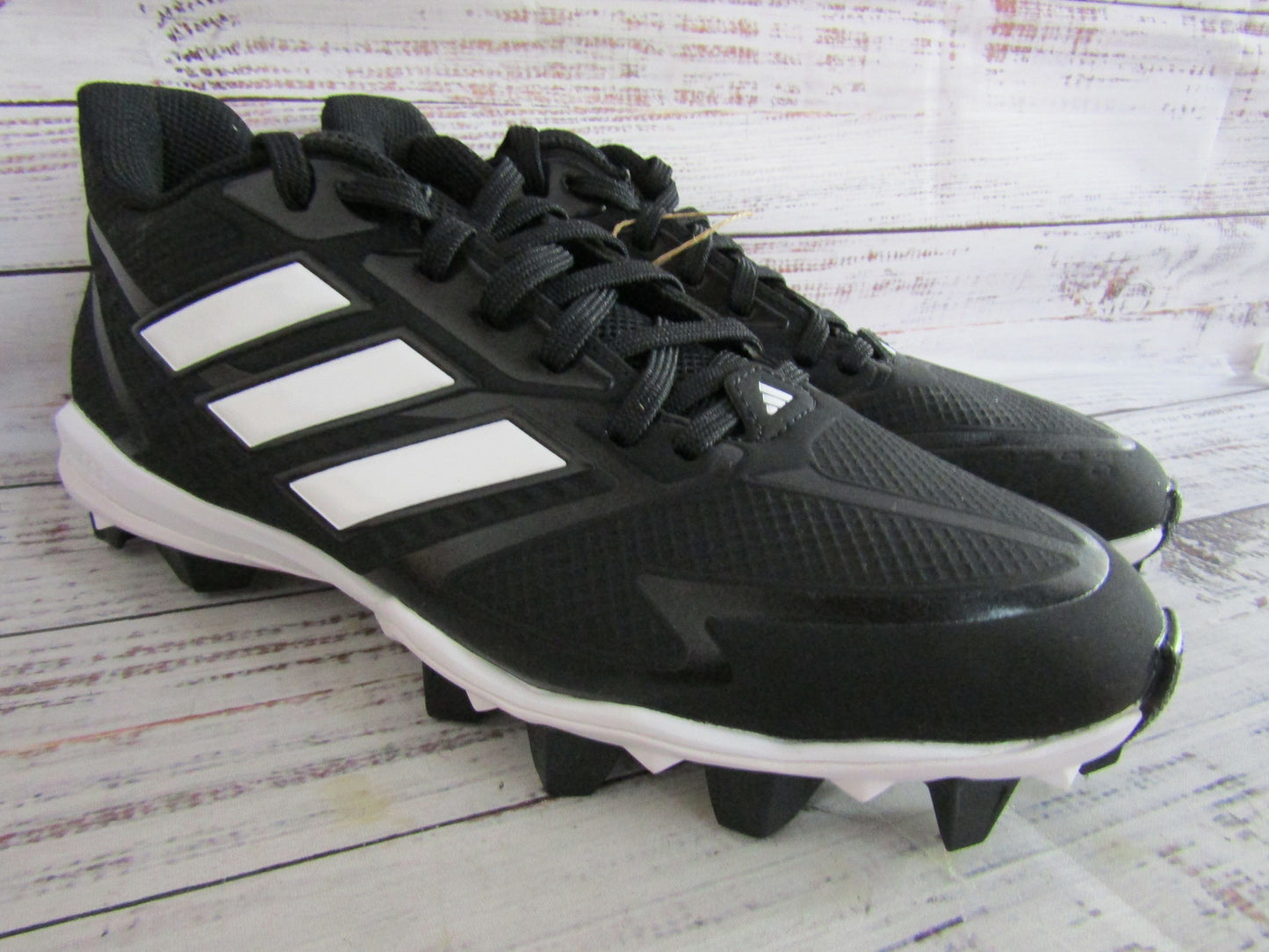 Adidas Icon 8 MD Men's Black Baseball Cleats Size 9 IG9589
