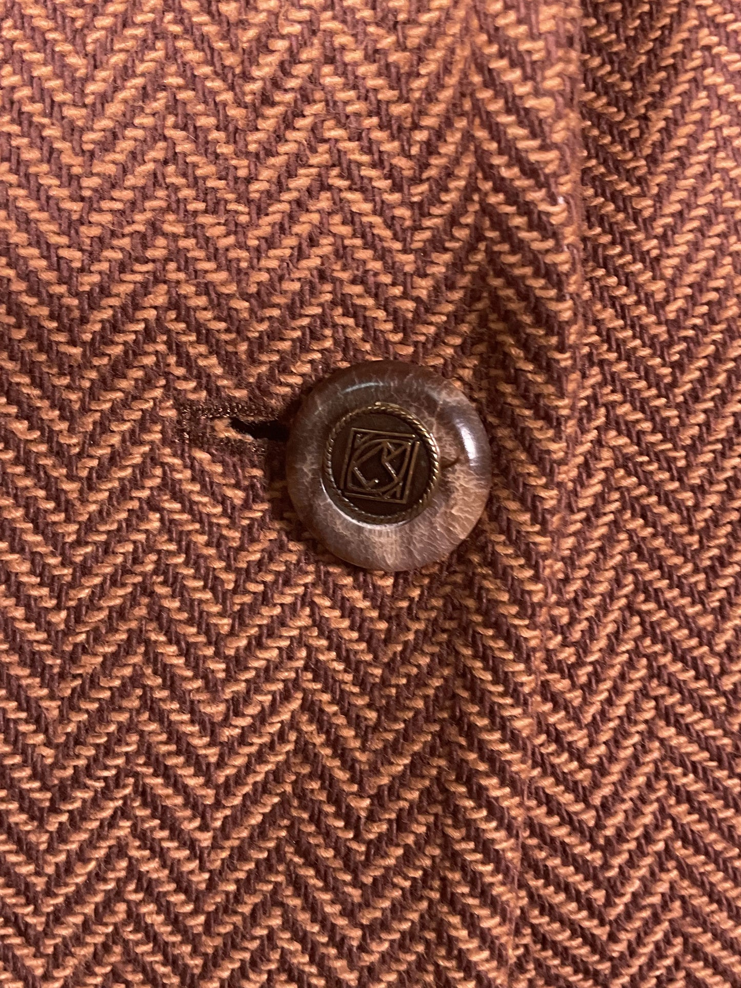 Ralph Lauren Brown Three Button Blazer - Size 14