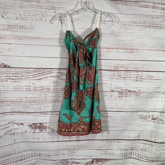 Tibi Silk Green Strapless Handkerchief Dress - Size 2