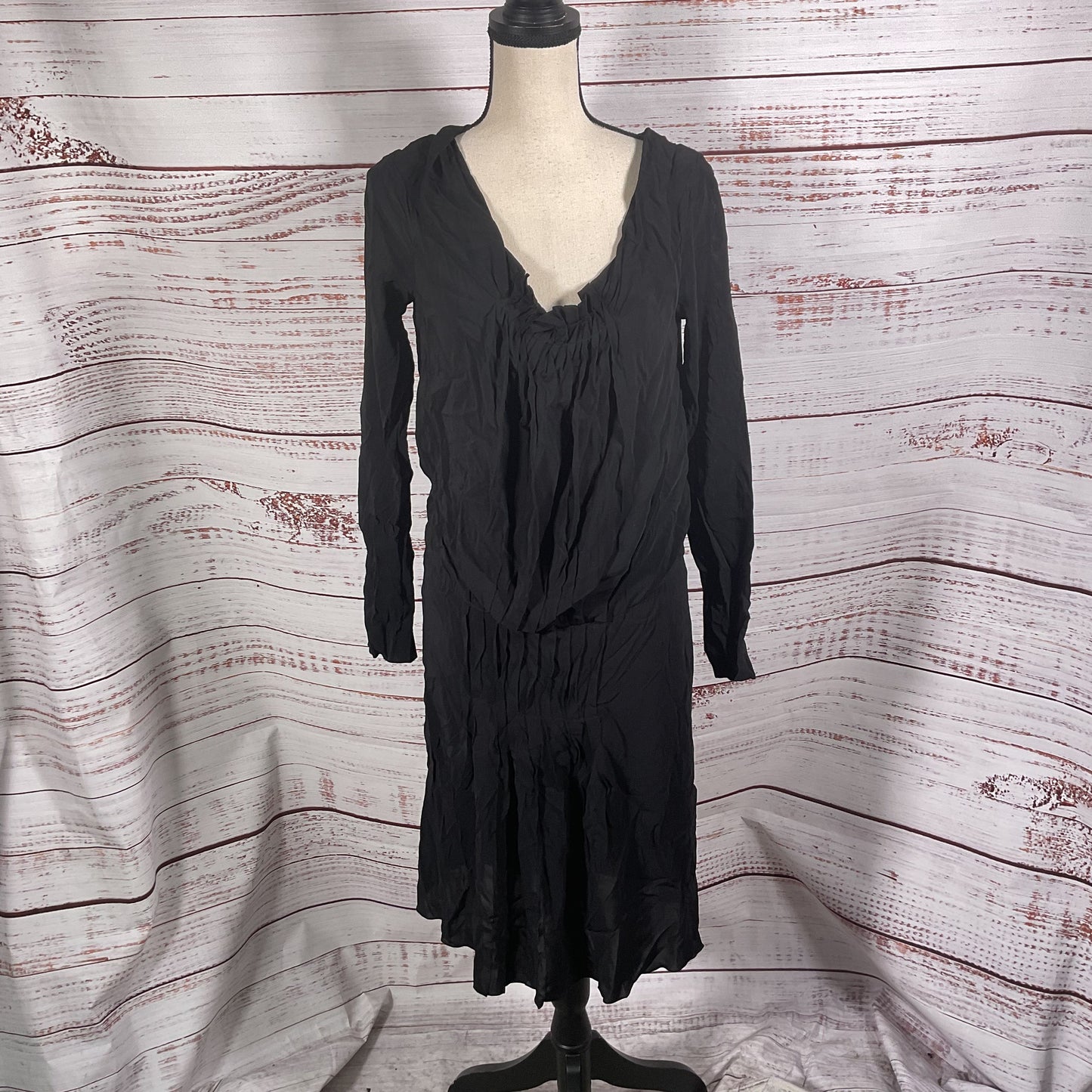 Alberta Ferretti Black Long Sleeve Dress - Size See Photo