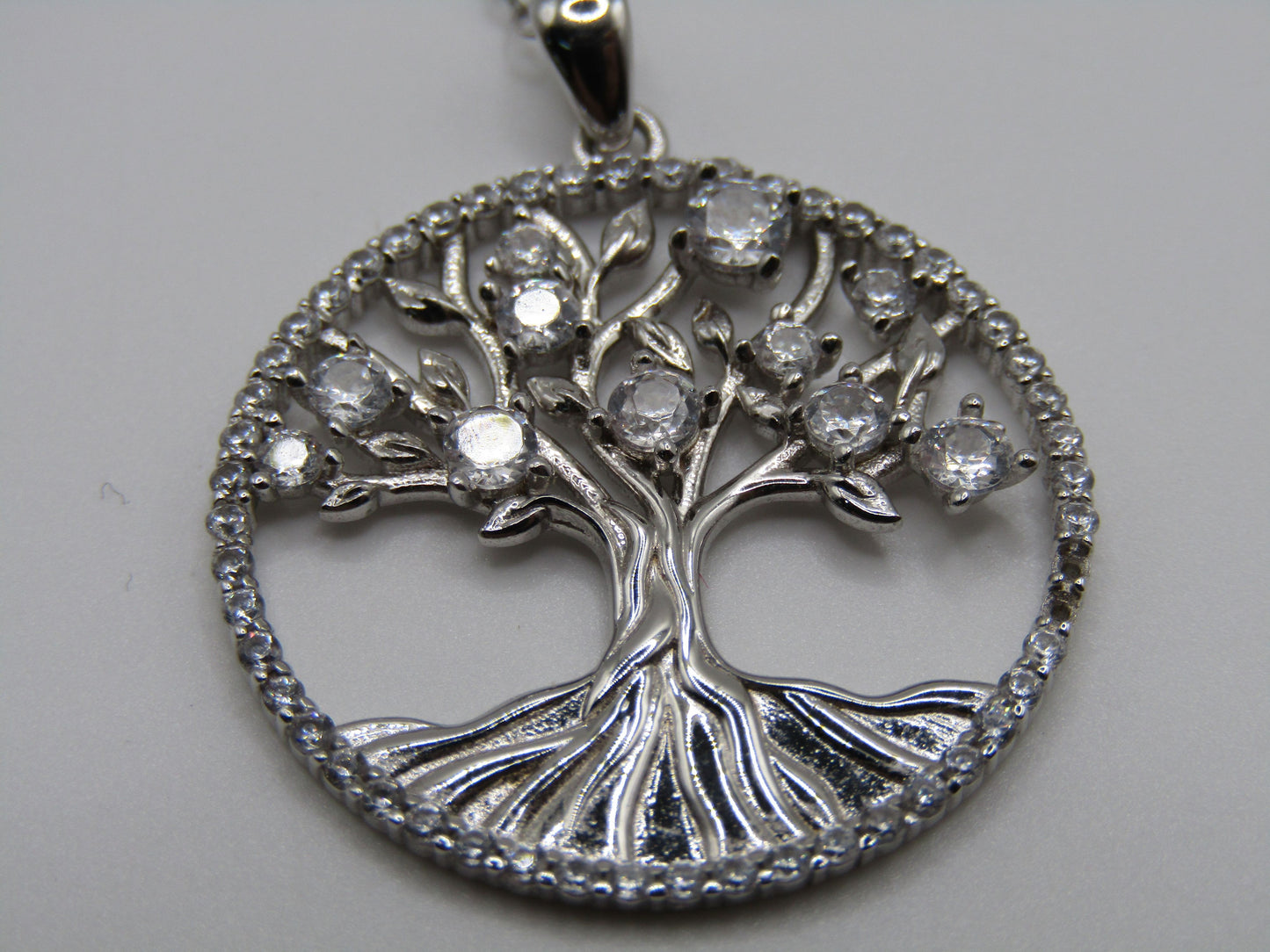 Sterling Silver Tree of Life Pendant Necklace