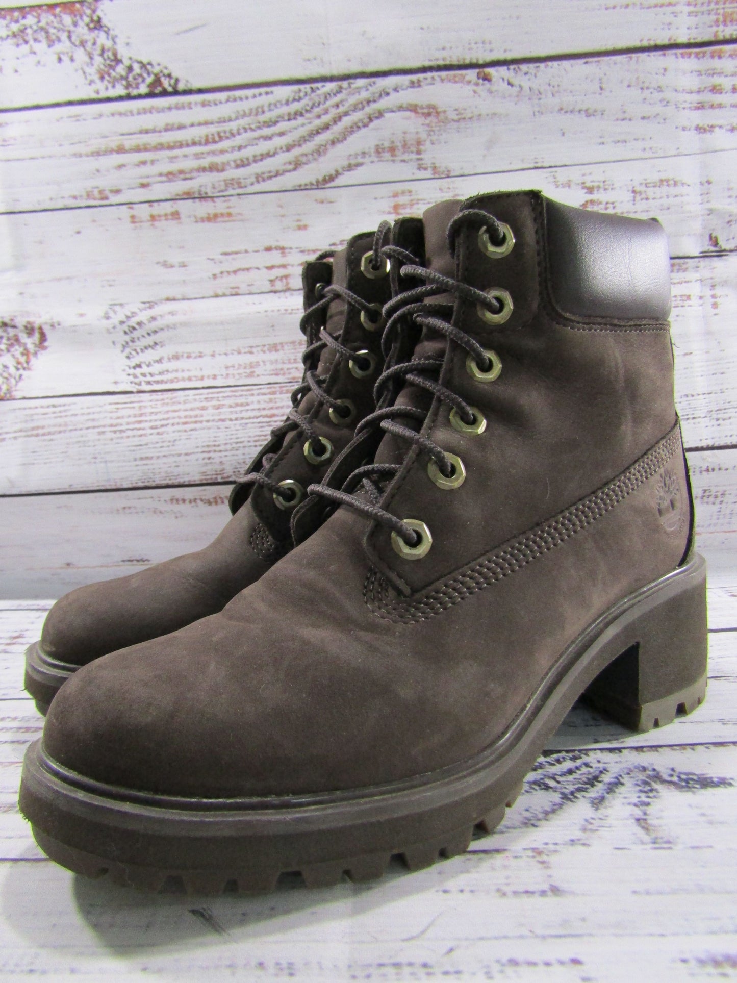 Timberland Kinsley Women's Brown Suede Ankle Boots Size 6