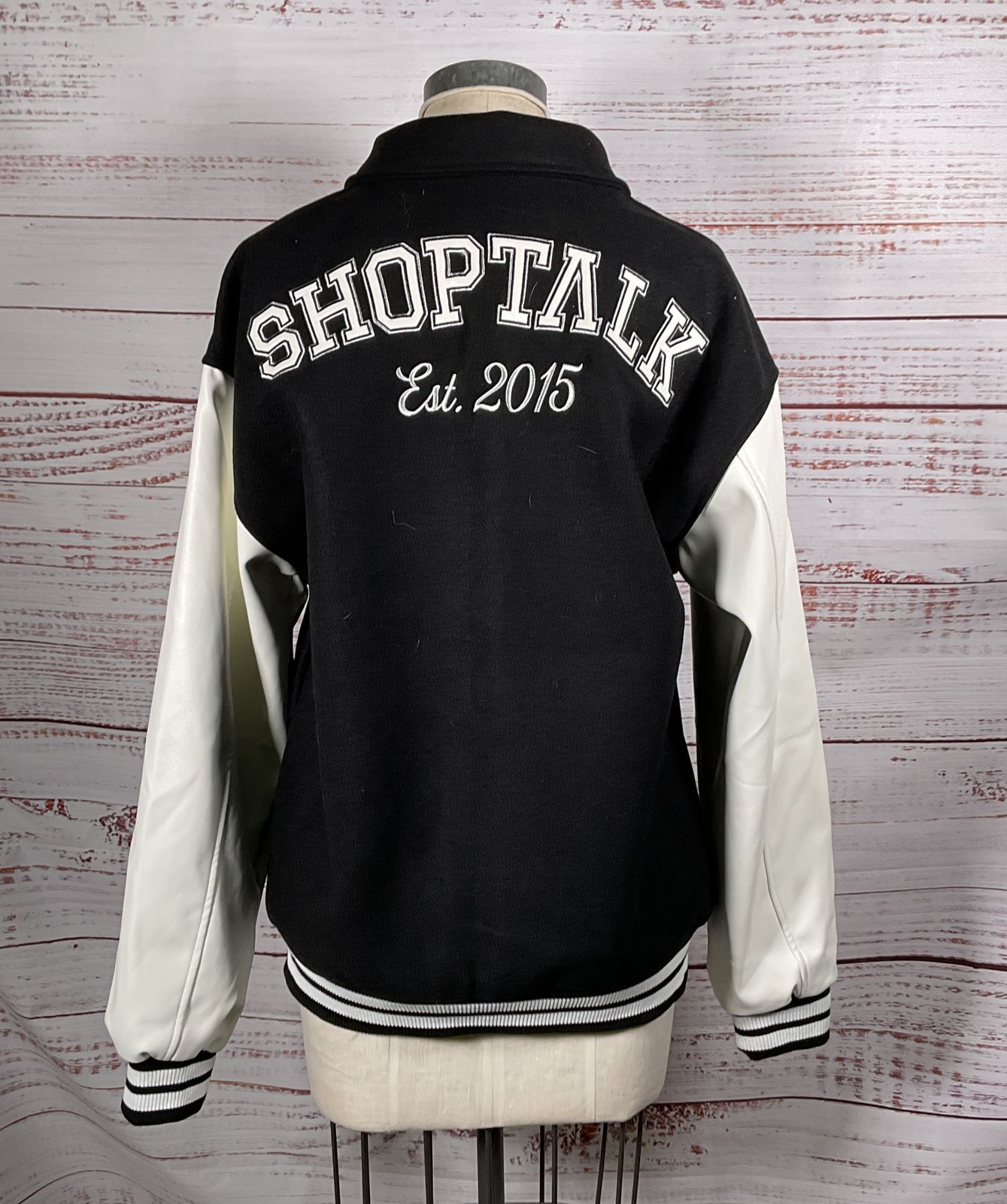 Made Extreme Shoptalk 2015 Varsity Jacket Black XL
