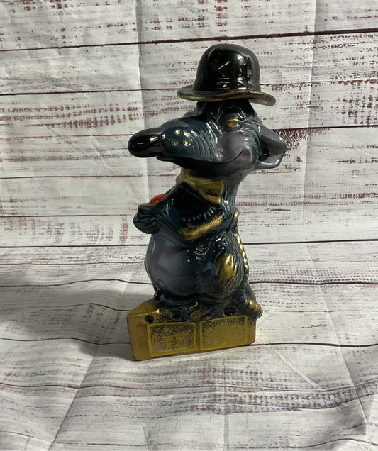 Mouse Gentleman Empty Armenian Brandy Proshyan 375ml Collection Bottle Ceramic