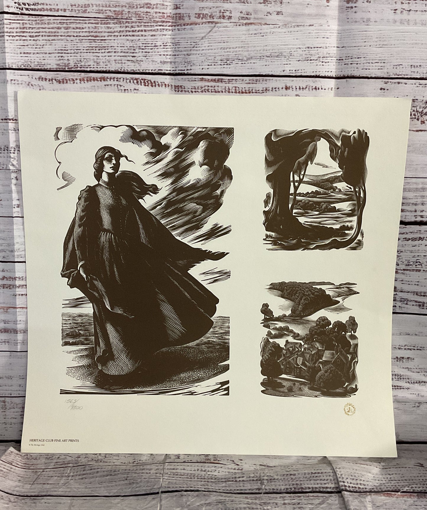 The Heritage Club Victorian Spirit Print by Agnes Miller Parker 1563/9500 Print