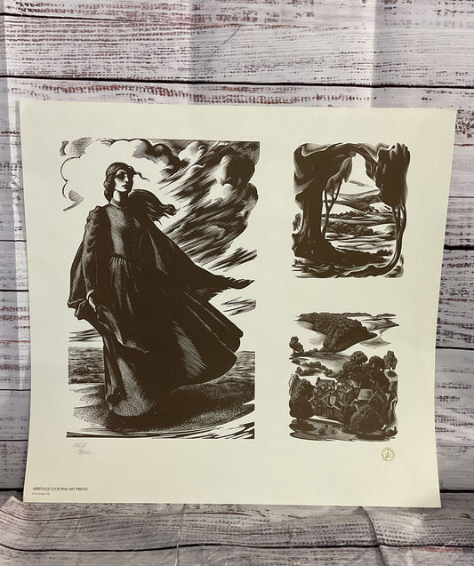 The Heritage Club Victorian Spirit Print by Agnes Miller Parker 1563/9500 Print