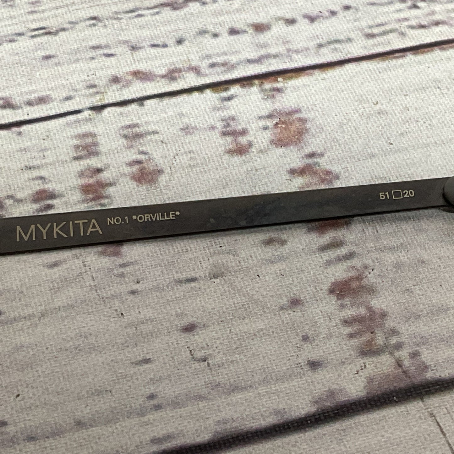 MYKITA No 1 Orville Brown Unisex Eyeglasses- Size 51[ ]20 135 (FRAMES ONLY)