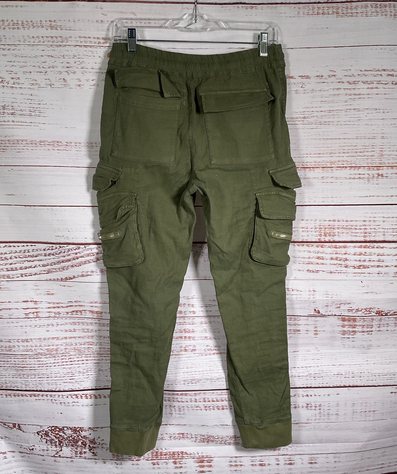 The Kooples Jeans Zip Pocket Pants Green 1