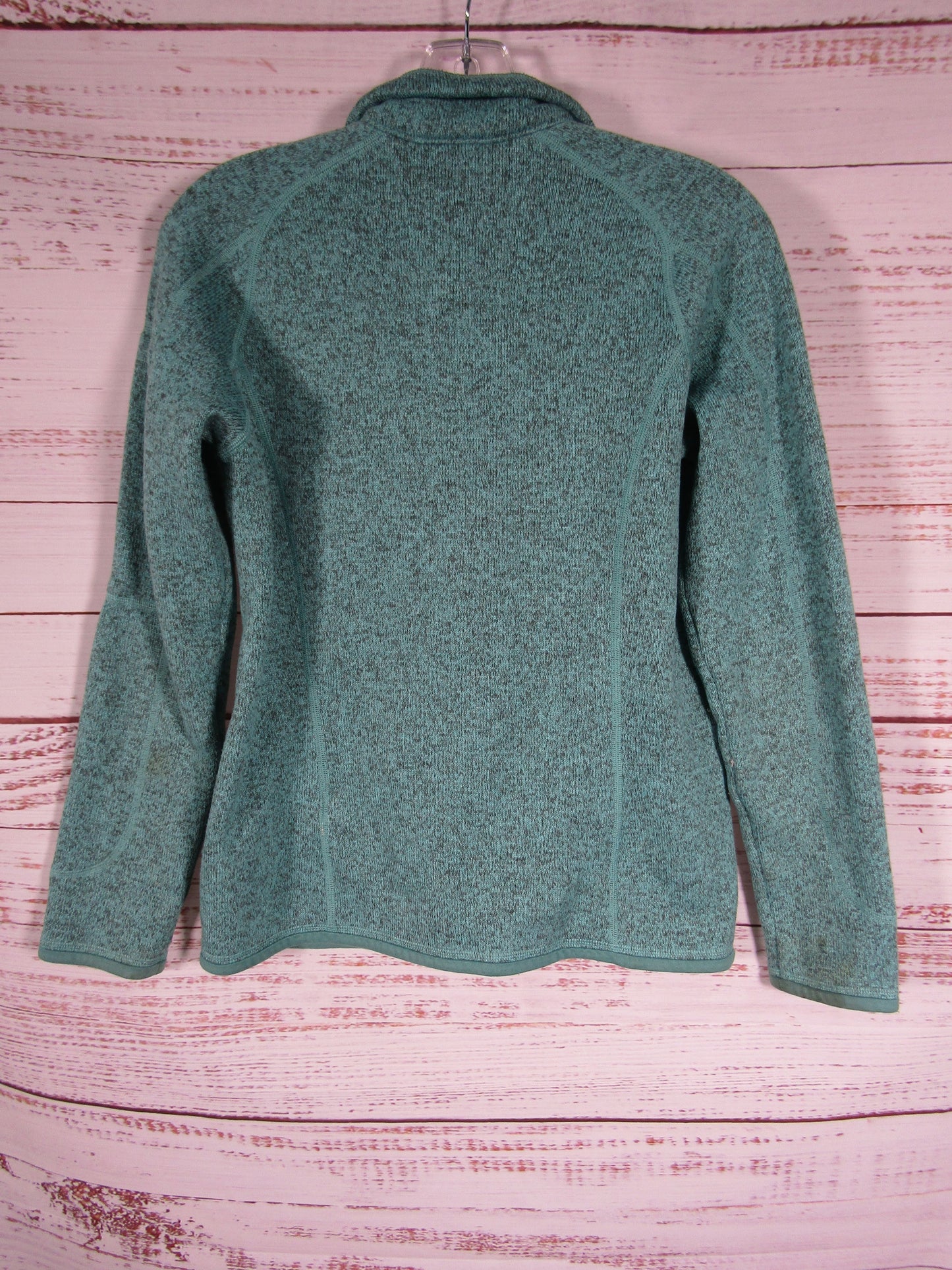 Patagonia Better Sweater Women's Turquoise 1/4 Zip Pullover Sweater Size S